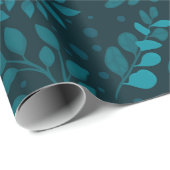 熱帯モダンのシームレスパ葉ターン ラッピングペーパー (ロールコーナー)