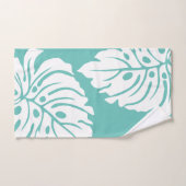 熱帯モダンコンテンポラリーハワイのキルト バスタオルセット (ハンドタオル)