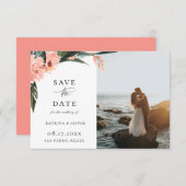 熱帯モダンサンゴフローラ写真保存日 案内状 (正面/裏面)