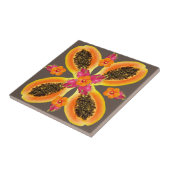 熱帯モダンハワコンテンポラリーイのキルトタイル タイル (側面)