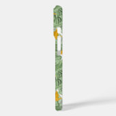 熱帯モダンバナナの緑の模様モノグラム Case-Mate iPhoneケース (裏面 / 左)