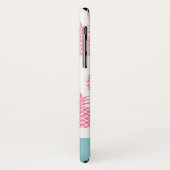 熱帯モダンパイナップルモノグラム Case-Mate iPhoneケース (裏面/左)