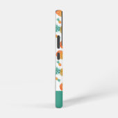 熱帯モダンパイナップル果実パターン SAMSUNG GALAXYケース (右側面)