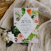 熱帯モダンパーム離れブライダルブランチ 招待状