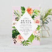 熱帯モダンパーム離れブライダルブランチ 招待状 (スタンド正面)