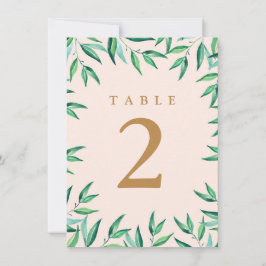 熱帯モダンビーチ結婚式表番号 招待状