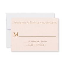 熱帯モダンビーチ結婚式返信カード