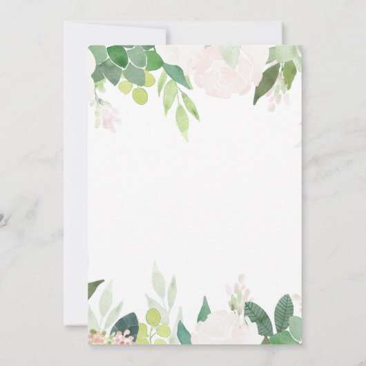 熱帯モダンフローラの発願 招待状 (裏面)