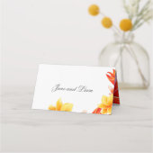 熱帯モダンフローラ プレイスカード (裏面)