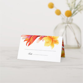 熱帯モダンフローラ プレイスカード