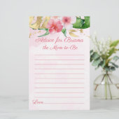 熱帯モダン夏の赤ちゃんシャワーゲームアドバイス (スタンド正面)