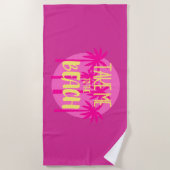 熱帯モダン夏 ビーチタオル (正面)