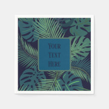 熱帯モダン暗椰子の葉、イチジク葉ジャングル