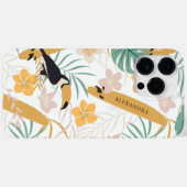 熱帯モダン植物学パーソナライズされた Case-Mate iPhoneケース (裏面 (横))