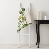 熱帯モダン椰子の木の模様 シェルパブランケット (インサイチュ)