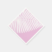 熱帯モノクロパーム離れ スタンダードカクテルナプキン (角)