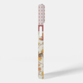 熱帯モノグラムのレトロフローラとチェック Case-Mate iPhoneケース (裏面 / 右)