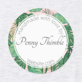 熱帯モンスタージャングルパーム ラベル (デザイン1)