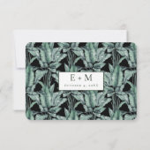 熱帯モンステラが日付を保存 セーブザデート (裏面)