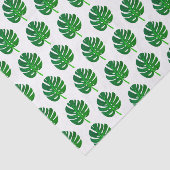 熱帯モンステラのヤシの木の葉 薄葉紙 (詳細)