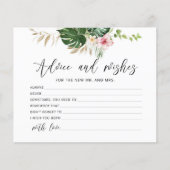 熱帯モンステラアドバイスとウィッシュブライダルシャワー (正面)