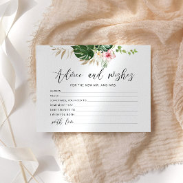 熱帯モンステラアドバイスとウィッシュブライダルシャワー