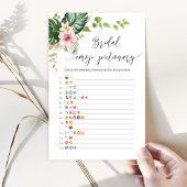 熱帯モンステラブライダルシャワー絵文字