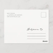 熱帯モンステラ緑の葉状動物が日付を保存 ポストカード (裏面)