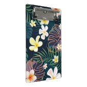 熱帯モンステラ葉プルメリアの花 ミニクリップボード (アングル)