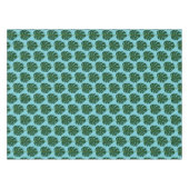 熱帯モンステラ葉花柄テーブルクロス テーブルクロス (正面(横))