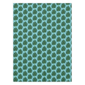 熱帯モンステラ葉花柄テーブルクロス テーブルクロス (正面)