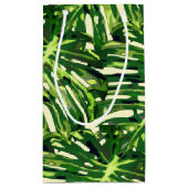 熱帯モンステラ葉 スモールペーパーバッグ (裏面)