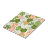 熱帯モンステラ葉 タイル (側面)