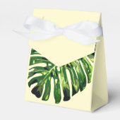 熱帯モンステラ葉 フェイバーボックス (正面サイド)