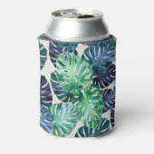 熱帯モンステラ葉 缶クーラー (缶裏面)