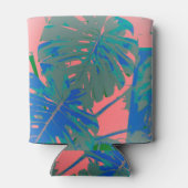 熱帯モンステラ葉 缶クーラー (裏面)