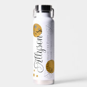 熱帯モンステラ金ゴールドドットバチェロレッテ ウォーターボトル (正面)