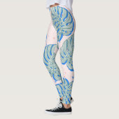 熱帯モンステラ:テラッツォヴィンテージパターン レギンス (左)