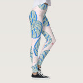 熱帯モンステラ:テラッツォヴィンテージパターン レギンス (右)