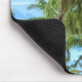 熱帯ヤシの木のアートワーク|のマウスパッド マウスパッド (コーナー)