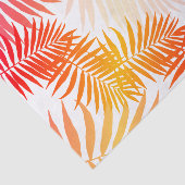 熱帯ヤシの木の葉の夏の日没 薄葉紙 (詳細)