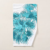 熱帯ヤシの木の葉状体の島のBathタオルセット バスタオルセット (ハンドタオル)