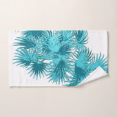 熱帯ヤシの木の葉状体の島のBathタオルセット バスタオルセット (ハンドタオル)