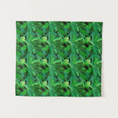 熱帯ヤシの木の葉 タペストリー (正面(横))