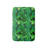 熱帯ヤシの木の葉 バスマット (正面縦)