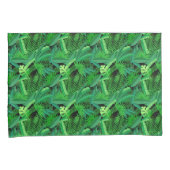 熱帯ヤシの木の葉 枕カバー (正面右)