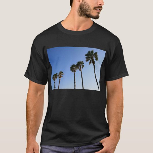 熱帯ヤシの木のTシャツ Tシャツ (正面)