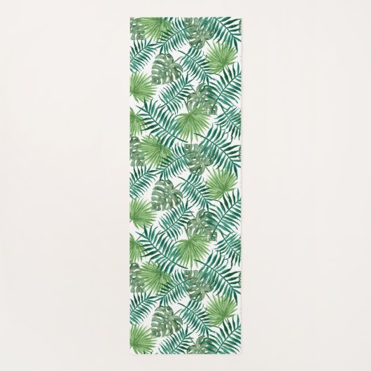 熱帯ヤシの木離れのパタモノグラムのーン ヨガマット (裏面)