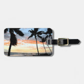 熱帯ヤシの木 ラゲッジタグ (正面横)