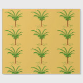 熱帯ヤシの木 ラッピングペーパー (フラット)